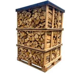 Kaminholz 33 cm – 2 Paletten mit insgesamt 6 Ster – Hartholzmischung