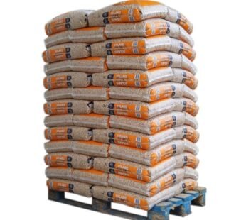 Wooday Holzpellets – 65 × 15 kg Palette (975 kg) – 100 % Nadelholz, DINplus