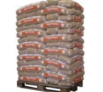 WOODSTOCK Holzpellets – 70 × 15 kg Palette – 100 % Nadelholz, DINplus